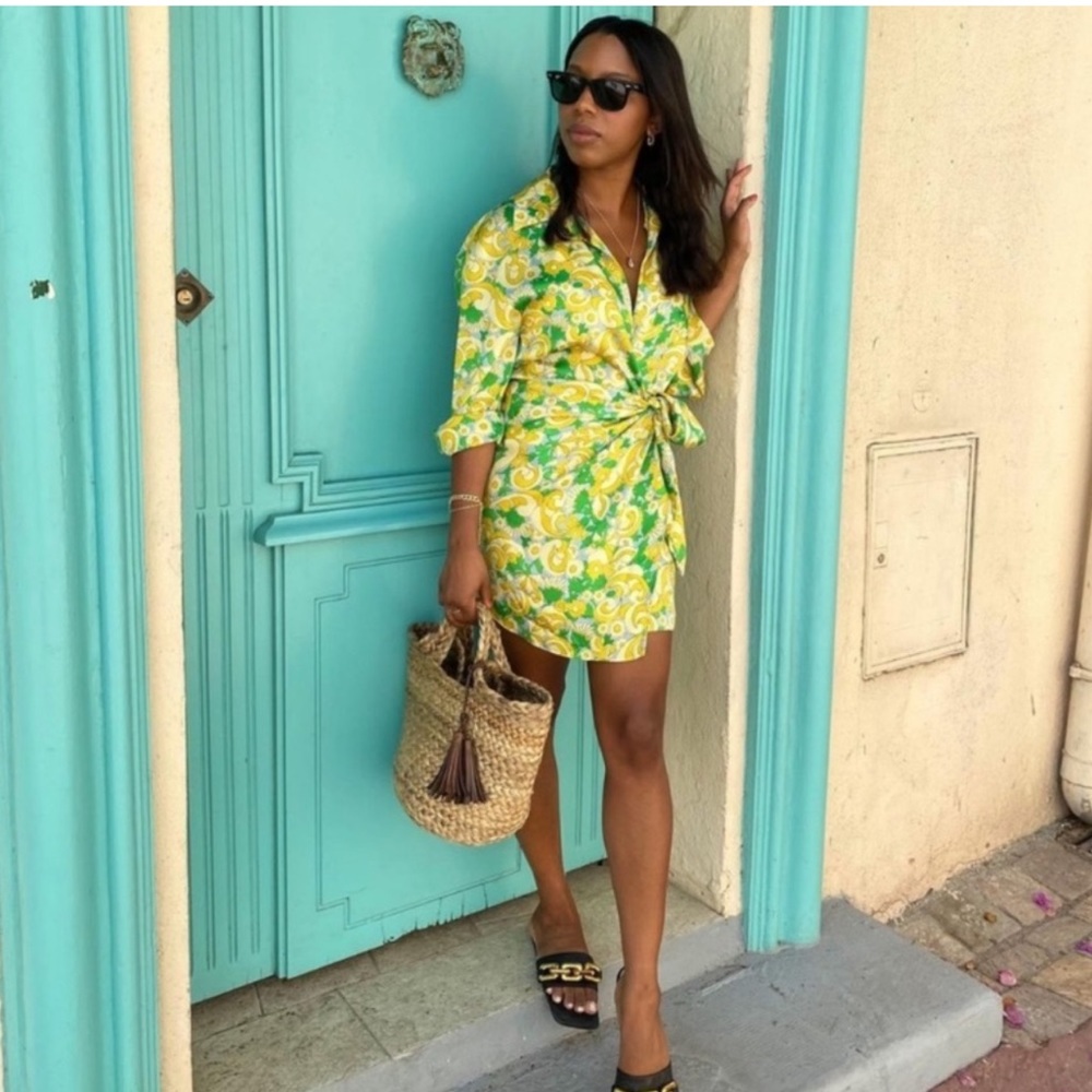 Zara wrap dress